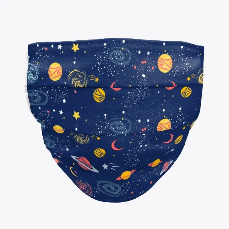 Space/Planets Socks&Mask Design