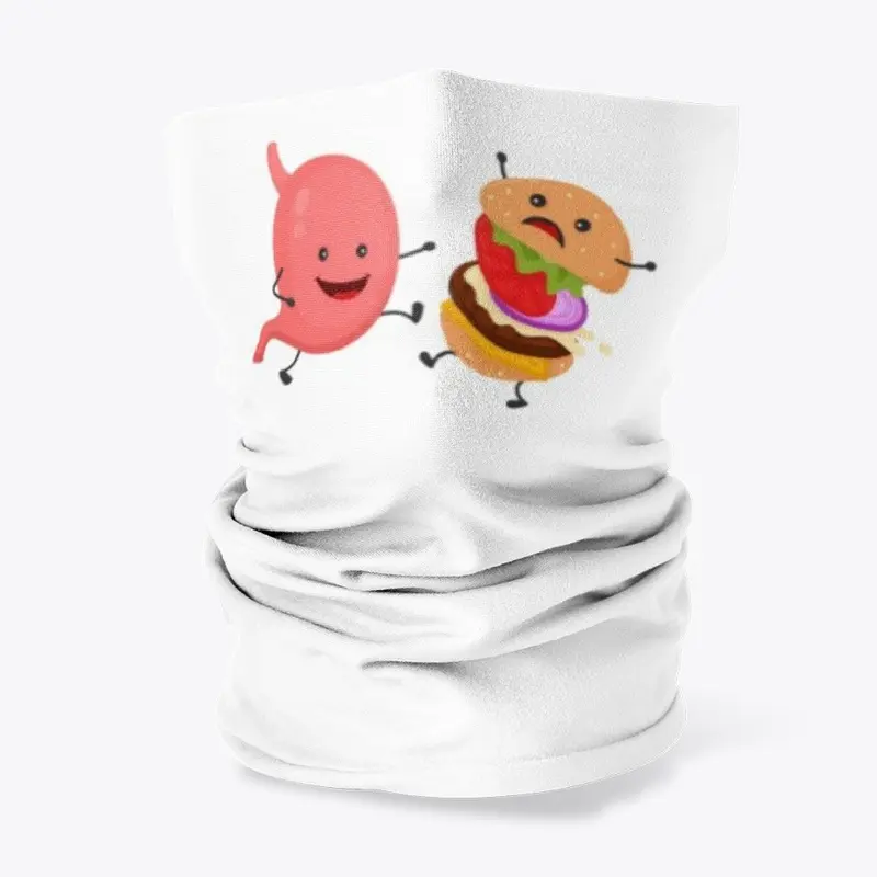 Stomach Hamburger Funny Design