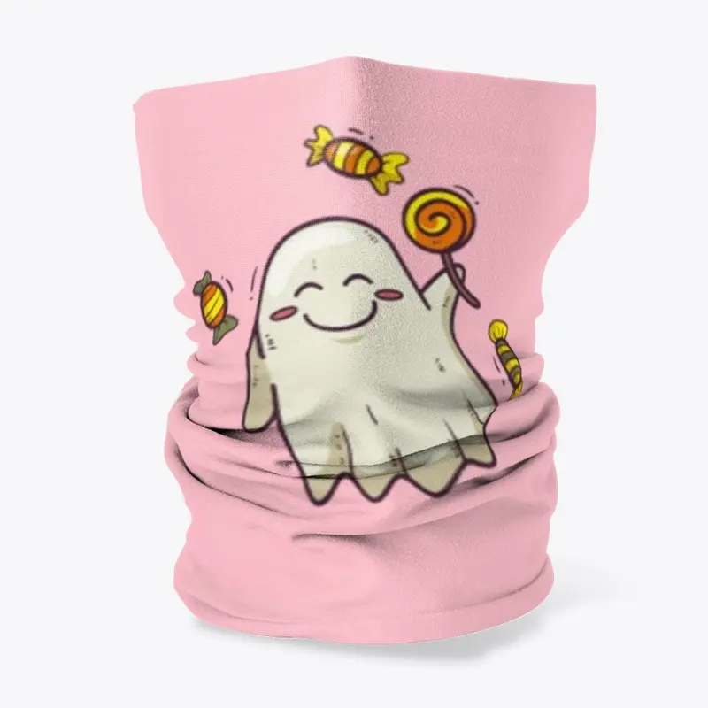 Cute Ghost Candy Halloween Design